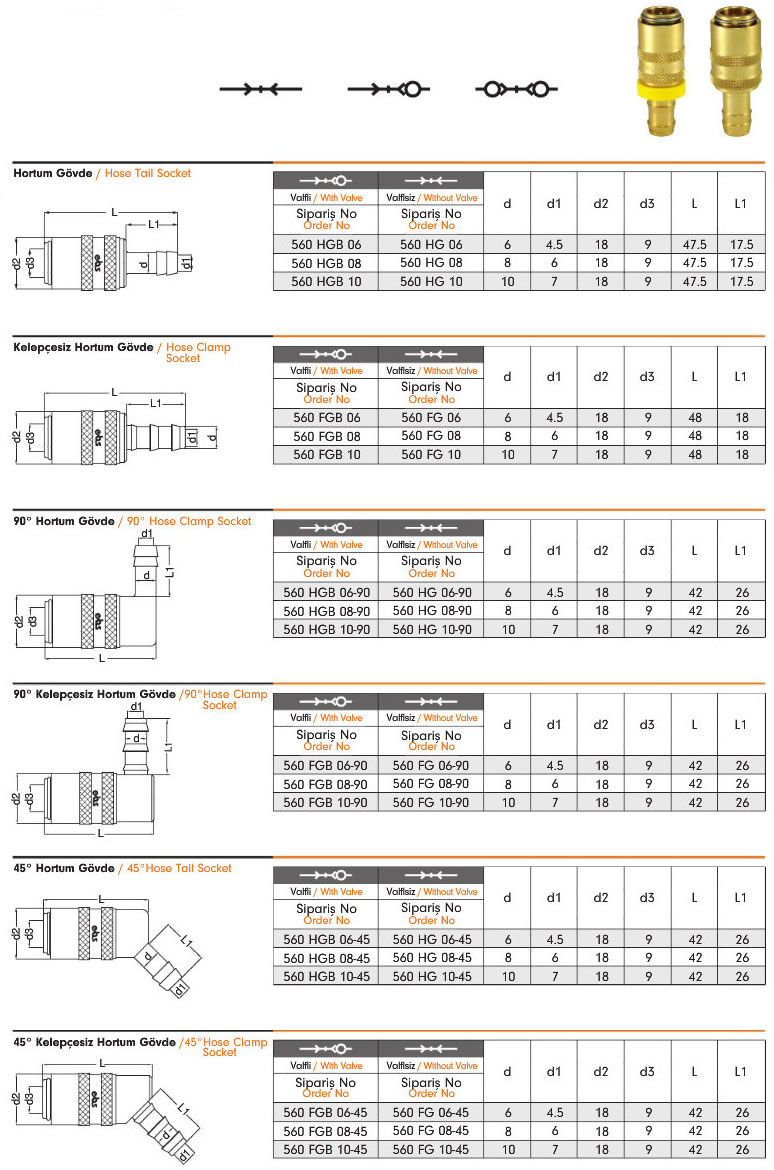 Water Quick Coupling 560