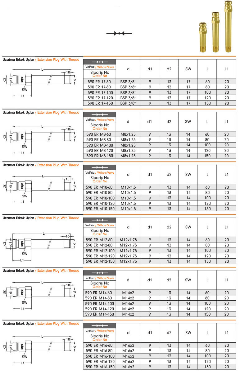 Water Quick Coupling 590 EBS